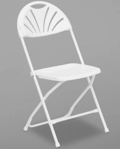 White Fan Back Chairs