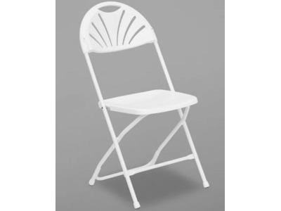 White Fan Back Chairs