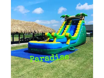 Paradise 16ft Water Slide with Pool