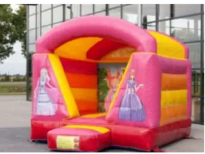 Small Pink Bounce House in La Mesa