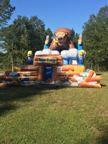 Dual Lane Bear Slide