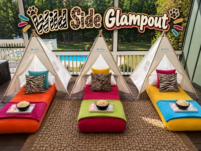 The Glamping Sleepover (Party of 6) in Beauregard