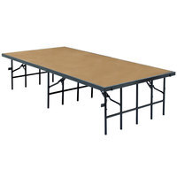 Staging 3' x 8' sections in Plainfield