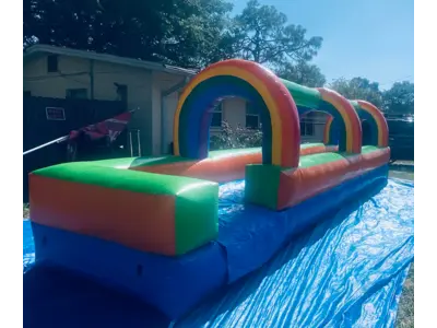Rainbow Inflatable Slip n Slide in BRADENTON