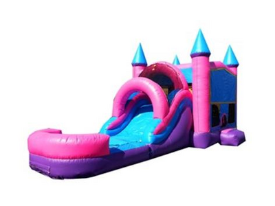 5 in 1 Modular Mega Pink Castle Combo