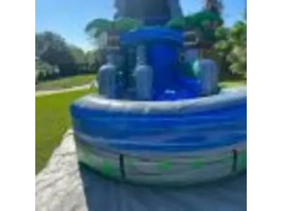 22′ Blue Tsunami Waterslide #216B in lake nona