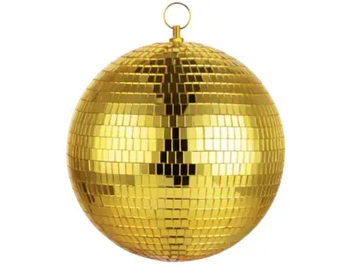 Disco Ball - Gold - 8" in South Palm Beach