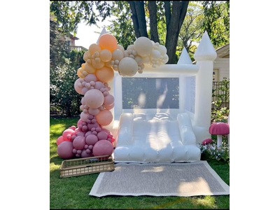 White Bouncer With Slide