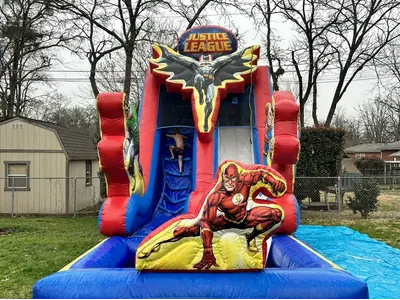 Justice League Slide (Wet or Dry)