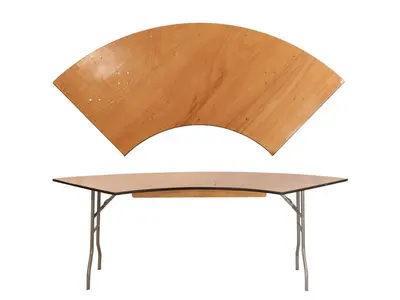 6FT SERPENTINE TABLE