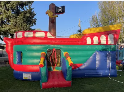 Pirate Bounce and Slide DRY UNIT Slide Inside Max Weight 185 Per Rider in Eden