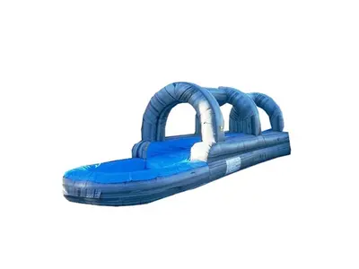 30ft Gray Marble Slip N Slide with Pool in Phoenix