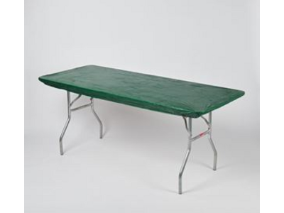 Hunter Green Elastic Table Cover