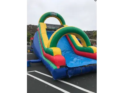 15' Obstacle Course Water Slide with Pool in La Mesa