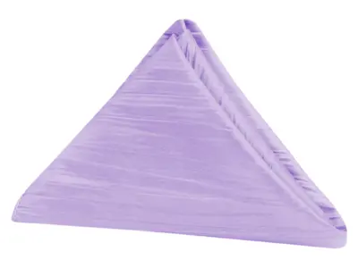 Accordion Crinkle Taffeta Napkin 20"x20" - Victorian Lilac/Wisteria