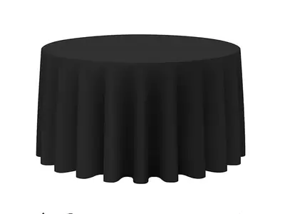 Round Table Cloth in Canadian Lakes