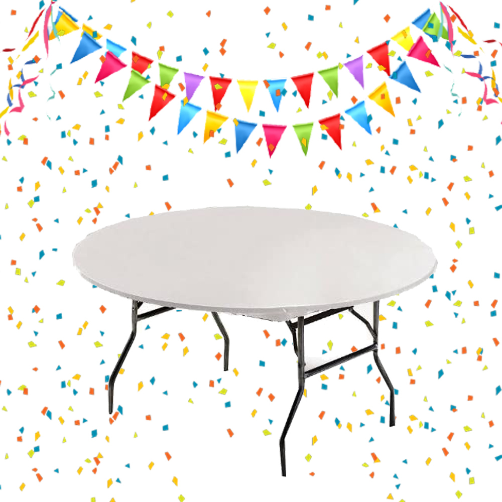 White Round Tables in New Castle