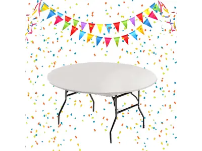 White Round Tables in New Castle