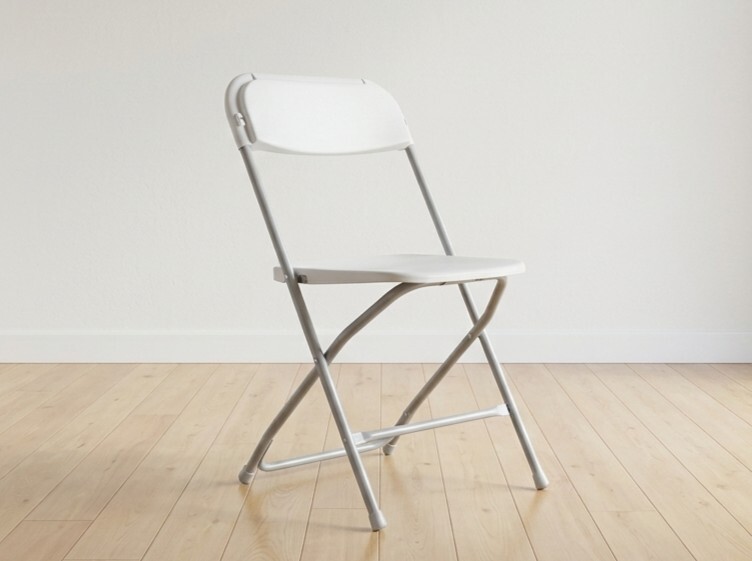 White Folding Chairs in Upton