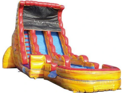 2 LANE VOLCANO WATERSLIDE