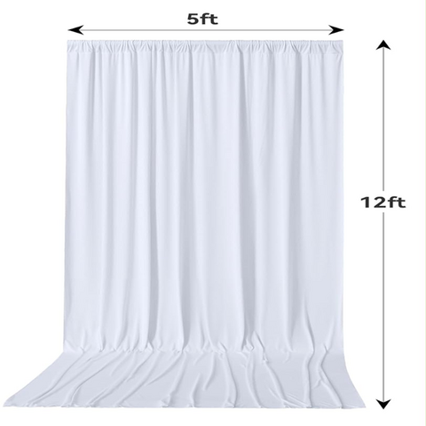 12ft White Drape in Troy
