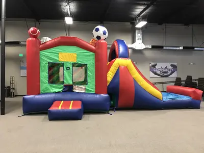 Sports Bounce House With Optional Slide in La Mesa