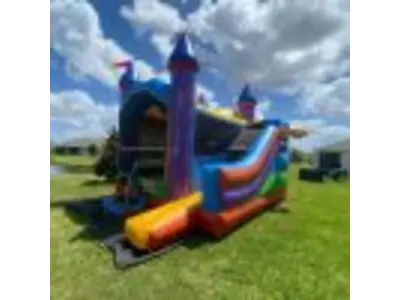 Wacky Castle With Slide #409 in meadow wood