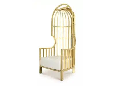 GOLD BIRDCAGE CHAIR