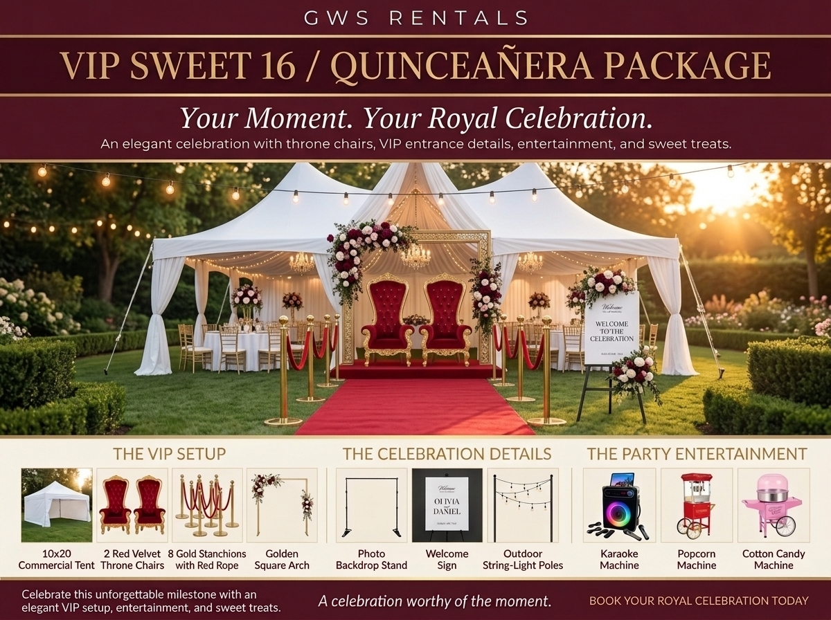 VIP Sweet 16 / Quinceañera Package