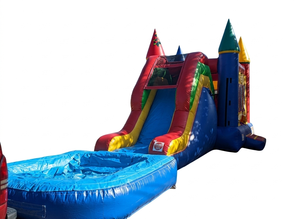 13’x30’ bouncer combo Waterslide (Multicolor) in Riverside