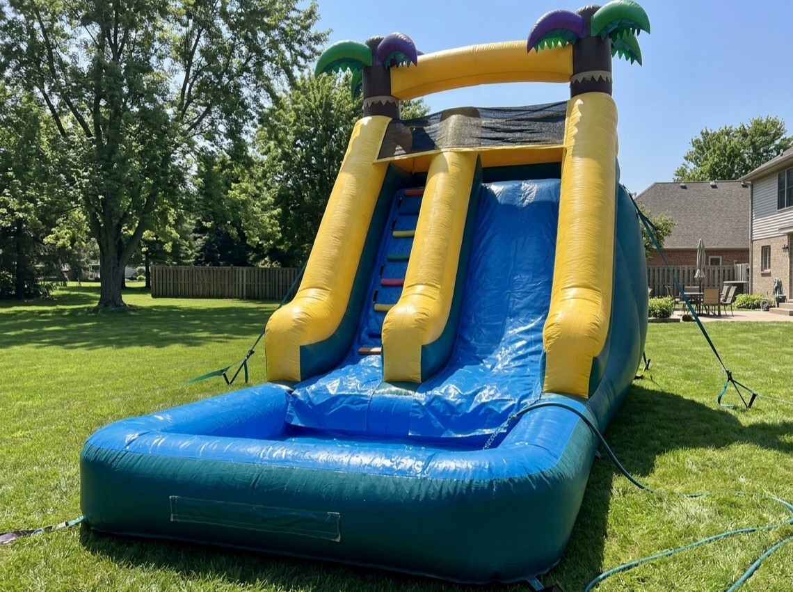 16ft Tropical Toddler Water Slide in Chandler