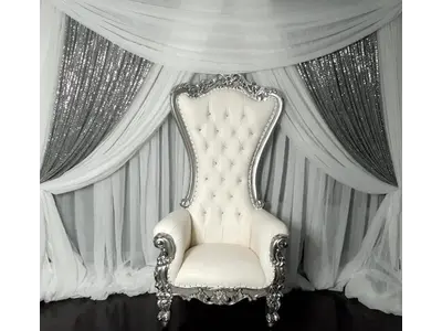 15FT WHITE SHEER PANELS