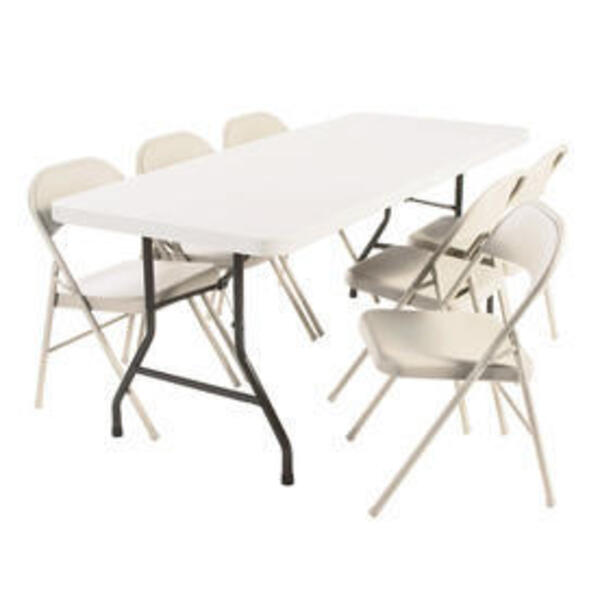Tables and chairs