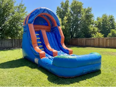 Orange & Blue Water Slide