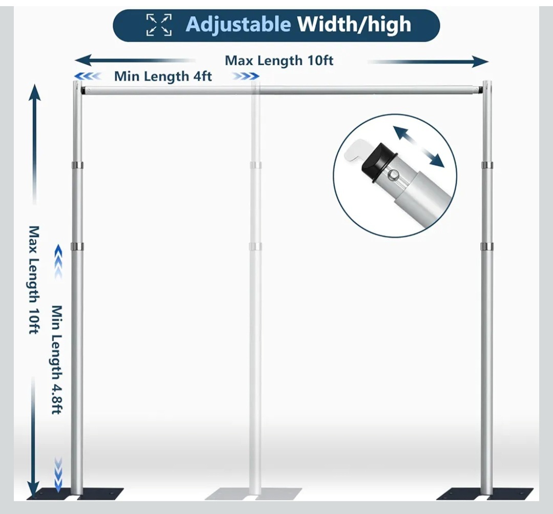 Adjustable Backdrop Stand in Ocean Isle Beach