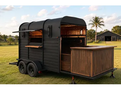Speakeasy Horse Trailer Mobile Bar in Geenacres