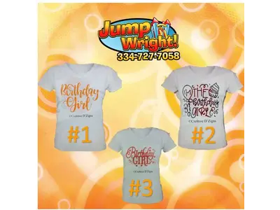 Youth Birthday TShirt Add-On in Tuskegee