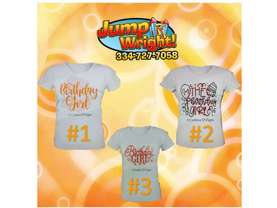 Youth Birthday TShirt Add-On