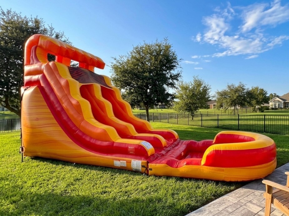 Fiery Red, Orange, Yellow Dual Slide in Lake wales