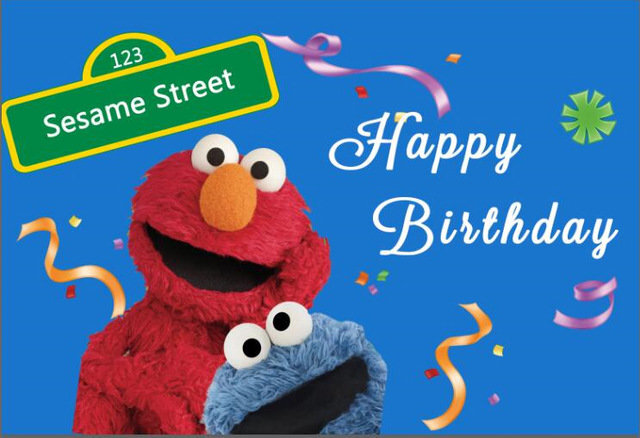 Elmo banner in San Antonio