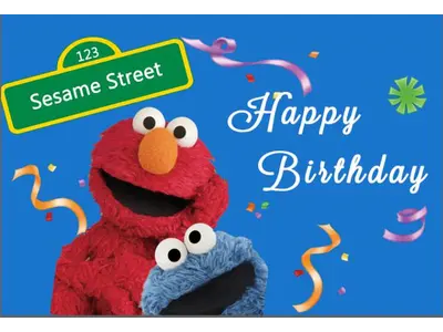 Elmo banner in San Antonio