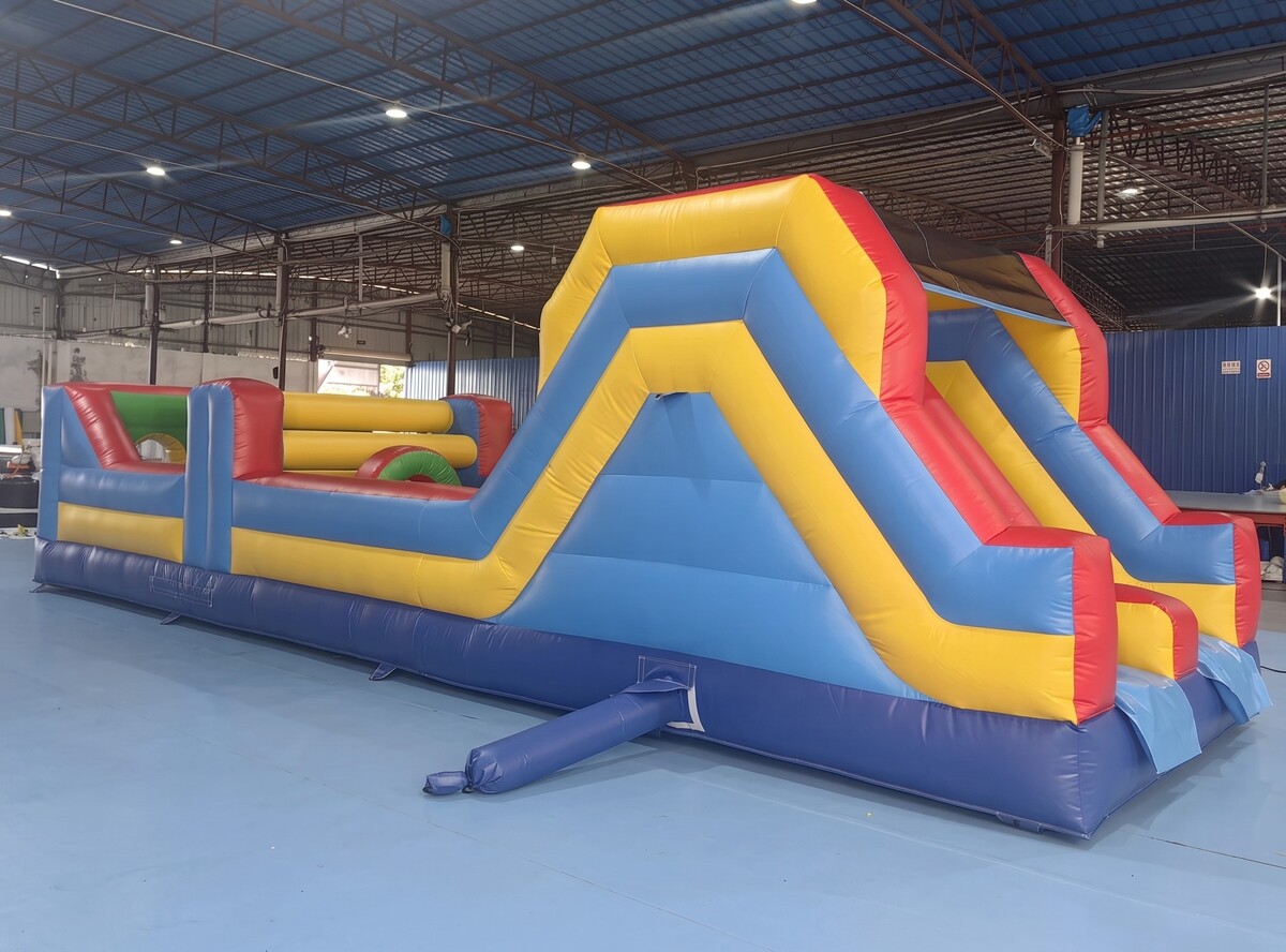 40ft Neutral Green Obstacle Course (Double Lane) in Chandler