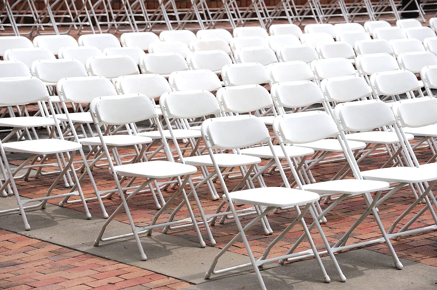 White Folding chairs